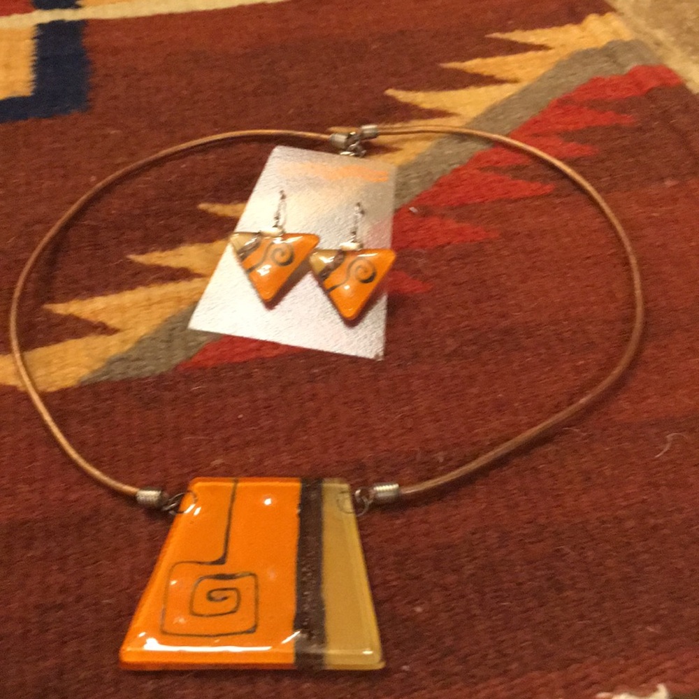 New Necklace and earrings set